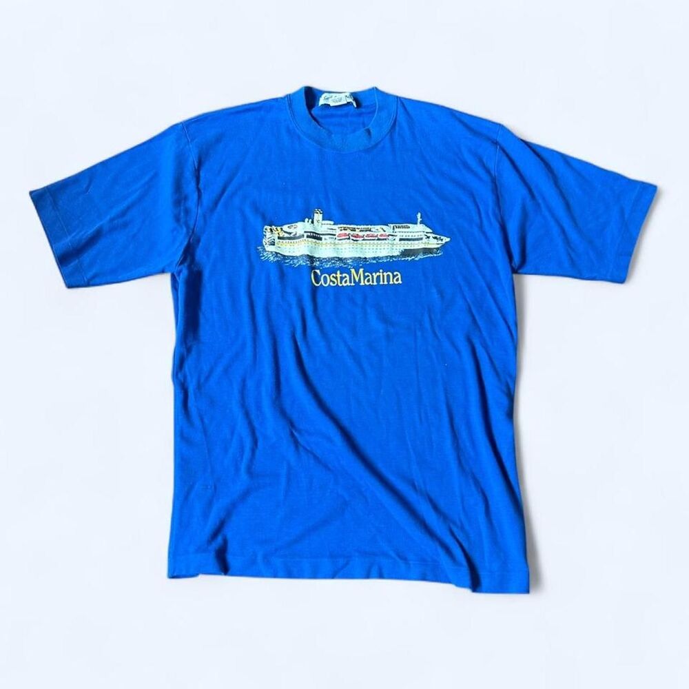 VTG 90s Costa Marina Single Stitched Heavyweight T-Shirt